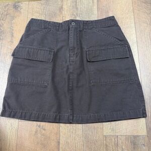 Vintage Gap Surplus Cargo Mini Skirt Size 10 Cotton Utility Y2K